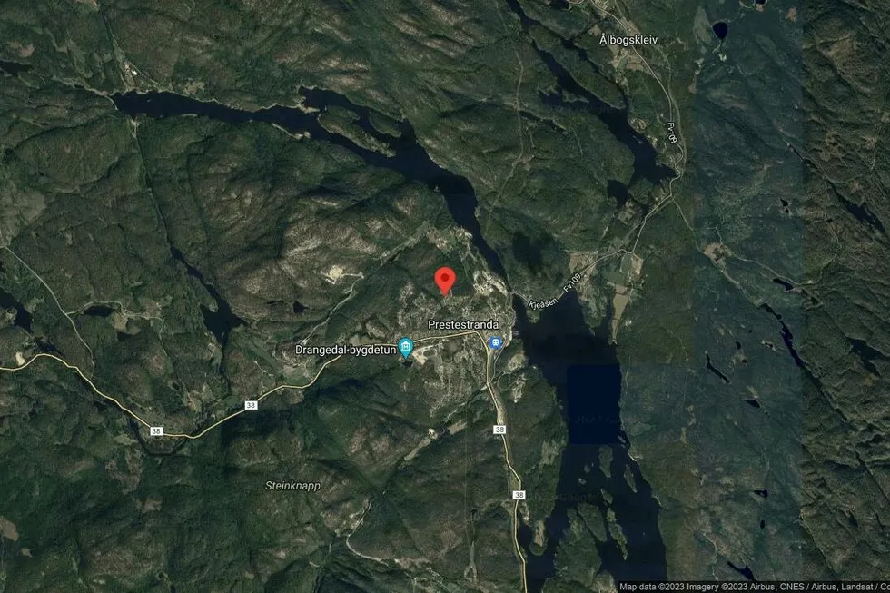 Området rundt Tereveien 6, Drangedal, Telemark og Vestfold