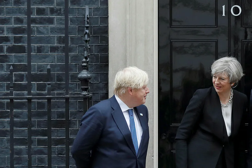 Boris Johnson ligger best an til å etterfølge Theresa May som statsminister.