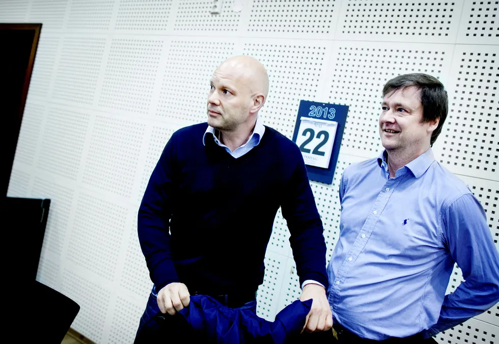 Bjørn Sellæg har anket straffeutmålingen på skattesaken sin. John Christian Elden (til høyre) er forsvarer. Foto: Ida von Hanno Bast
