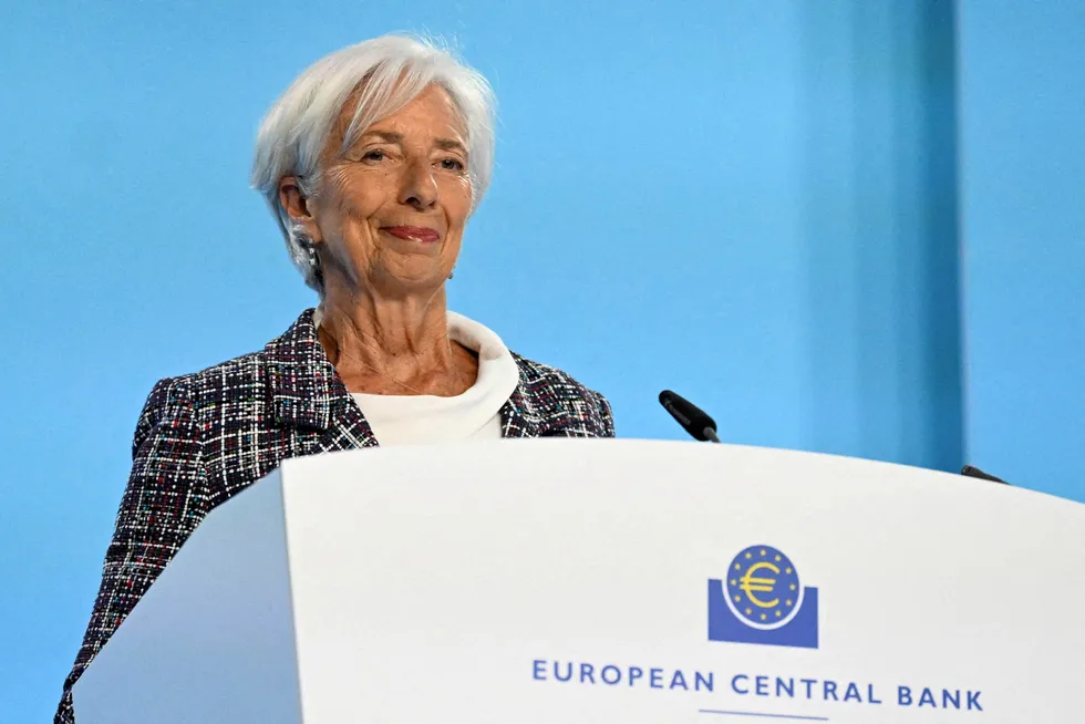 ECB-sjef Christine Lagarde kutter renten til 3,5 prosent.