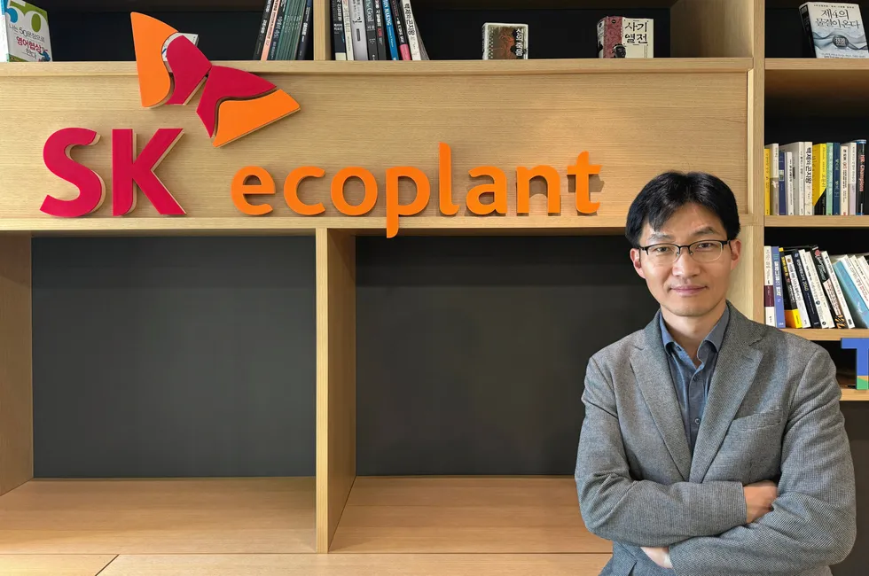 Woojin Jang, vice-president of green hydrogen and renewables at SK Ecoplant.