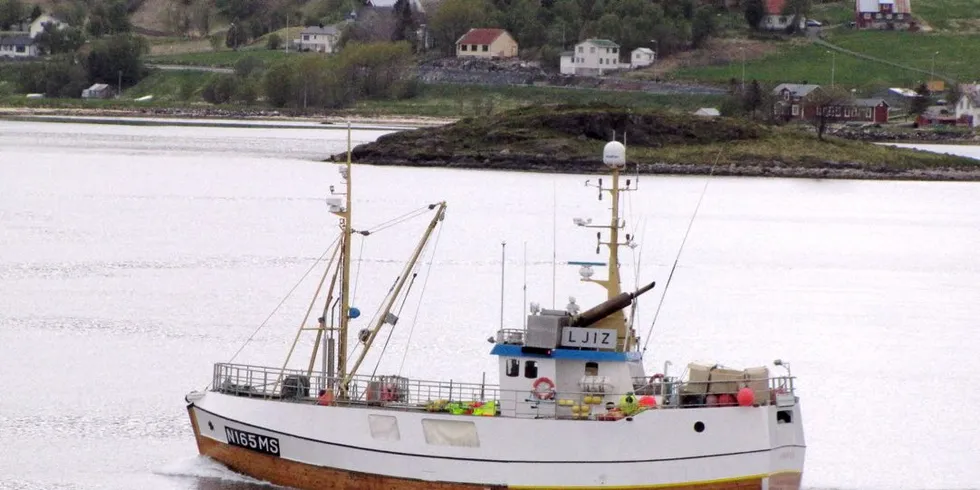 Kystfiskebåten "Sandvær" fra Reine i Lofoten. 20,1 meter. Arkivfoto