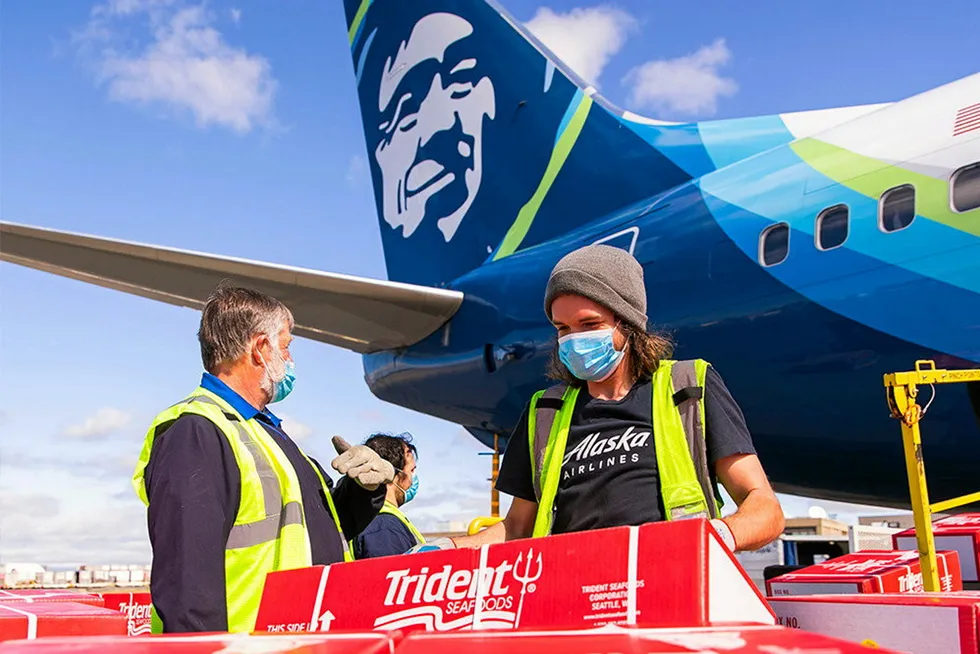 Trident Seafoods has traditionally helped host the arrival via Alaska Airlines of the first Copper River salmon in Seattle.