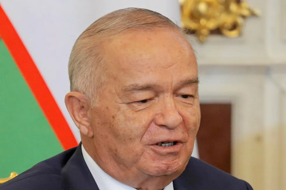 Tenure: former Uzbek president Islam Karimov