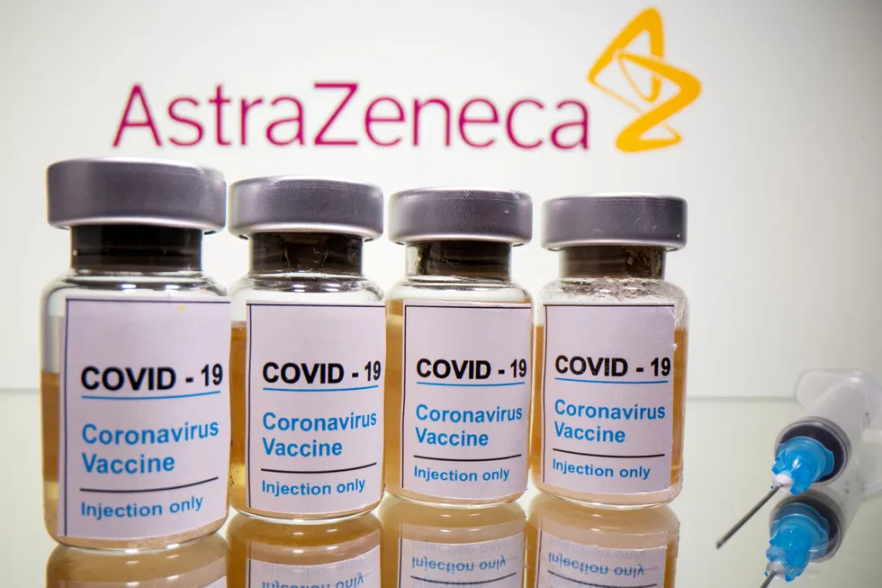 AstraZenecas Covid-19 vaksine. EU ventet 80 millioner før april, men får bare 30 millioner.