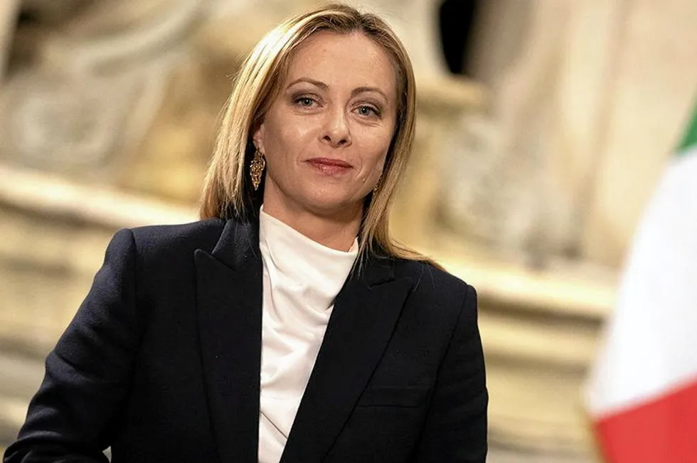 Giorgia Meloni, prime minister Italy.