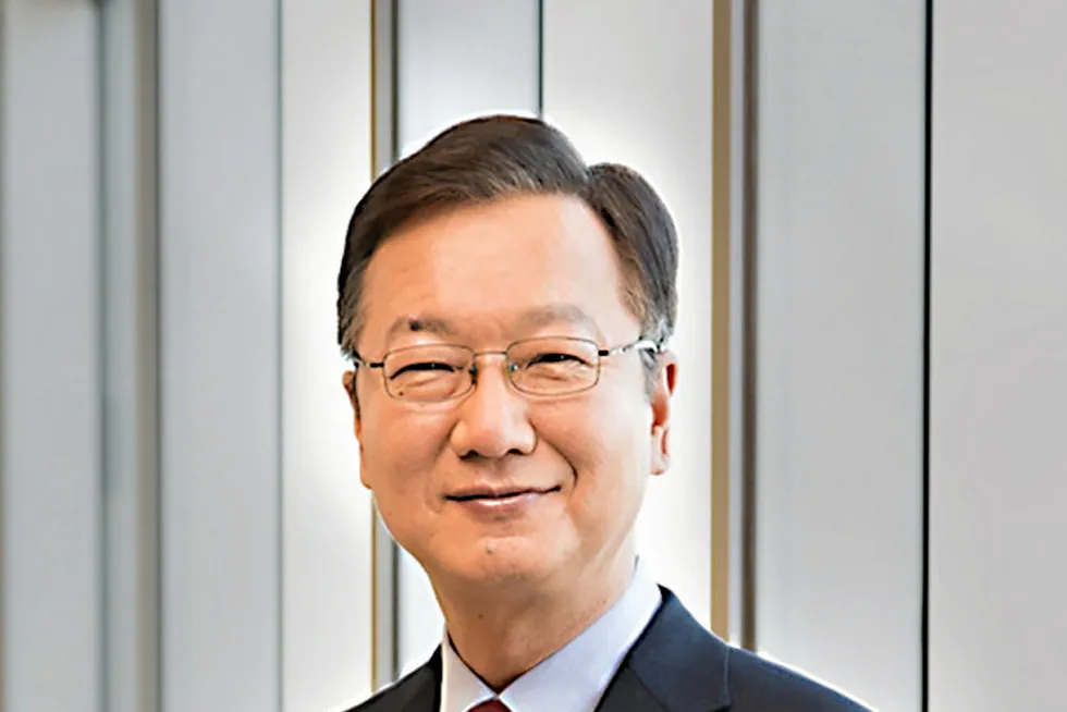 At the helm: Samsung Engineering chief executive Sungan Choi