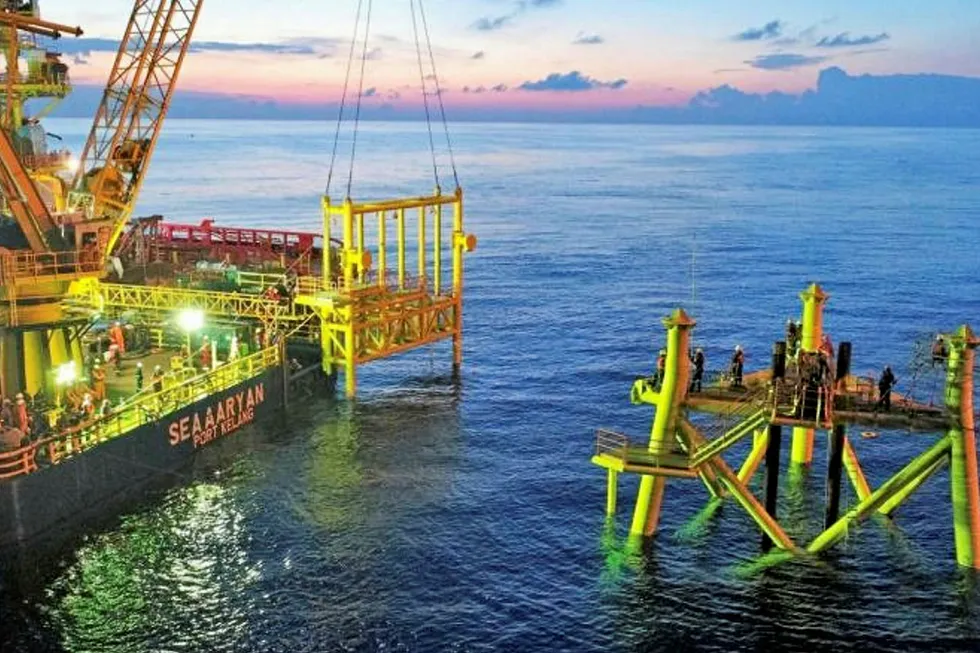 Installation complete: SPT Offshore says it has installed the Ophir wellhead platform off Malaysia