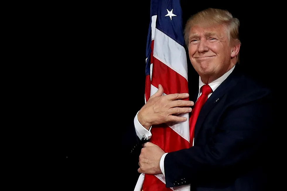 Arkivfoto: USAs president Donald Trump i Florida i oktober. Foto: Joe Raedle/Getty Images