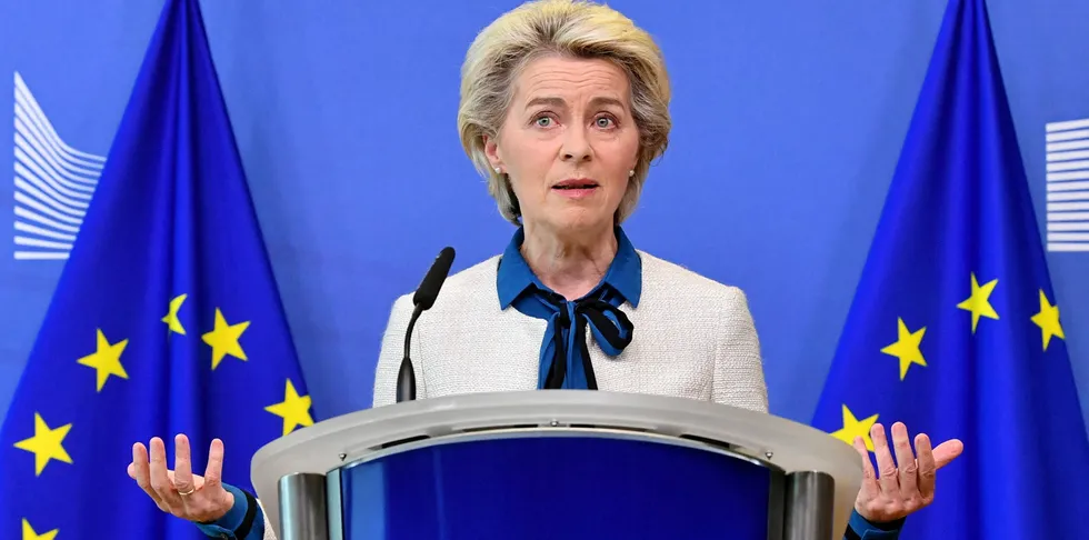 European Commission president Ursula von der Leyen announcing the detailed REPowerEU proposals last week.