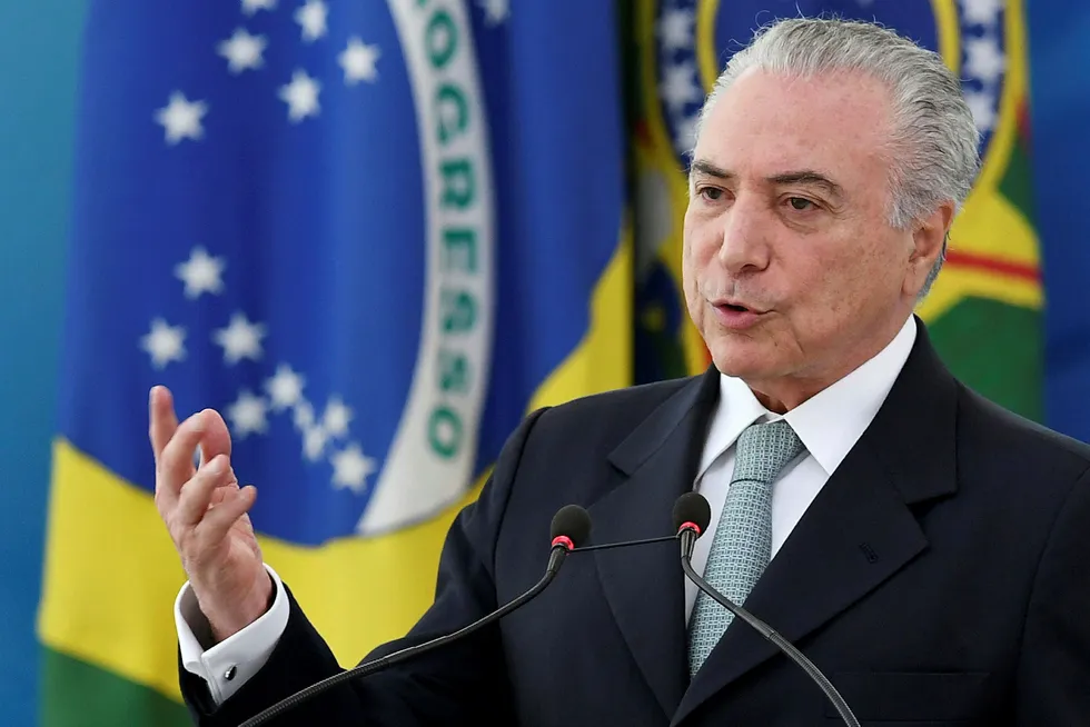 Decree: Brazilian President Michel Temer