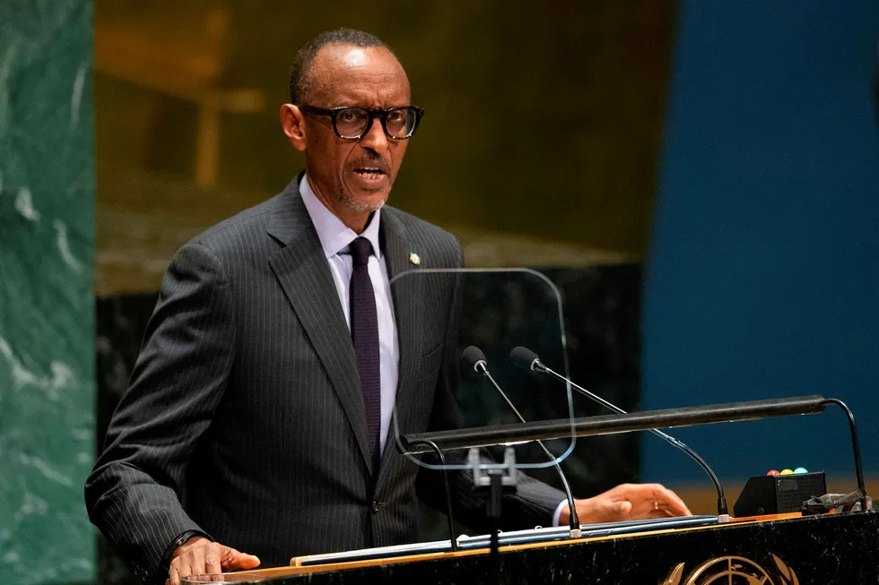 Leading light: Rwanda's President Paul Kagame
