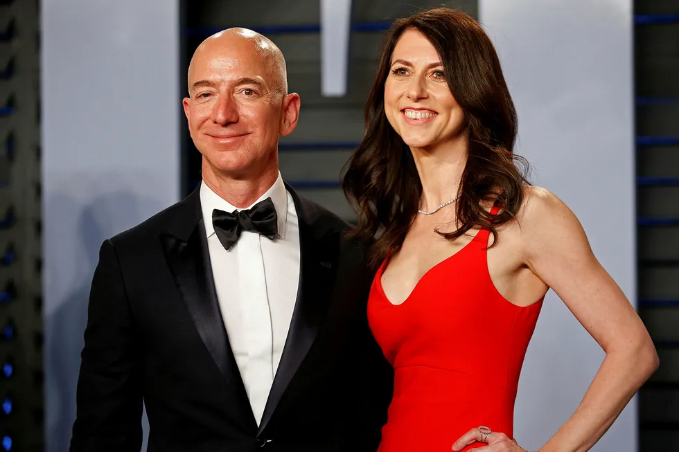 Jeff og MacKenzie Bezos gikk fra hverandre rett etter nyttår.