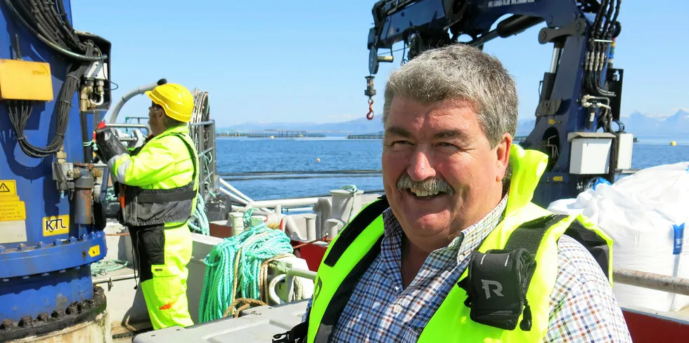 Jan Erik Jakobsen, daglig leder i Seløy Sjøfarm