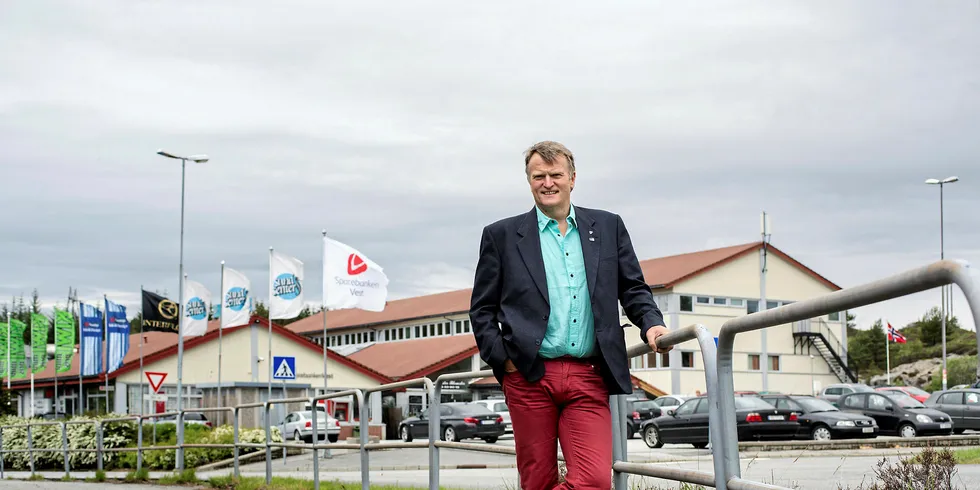 Frode Reppe i Norske Sjømatbedrifters Landsforening (NSL) får støtte av Ove Trellevik