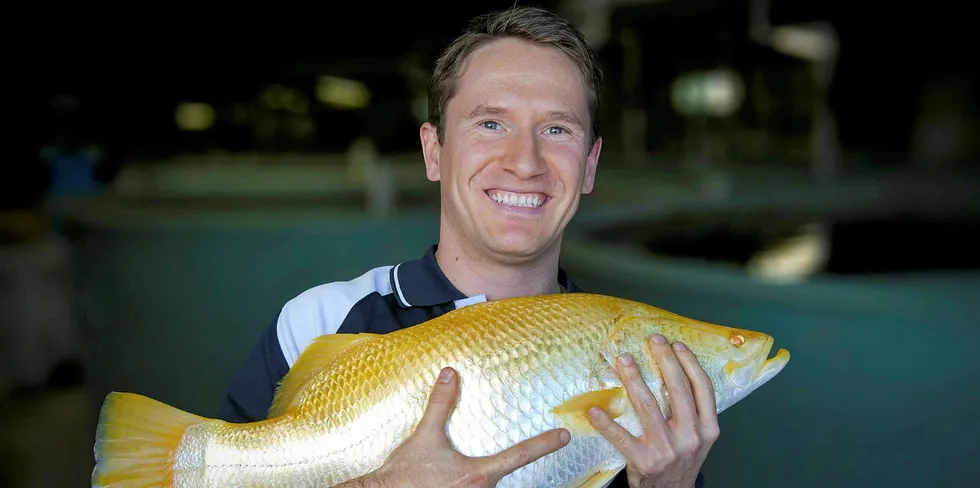 Boris Musa, CEO of Australian land-based barramundi producer Mainstream Aquaculture.