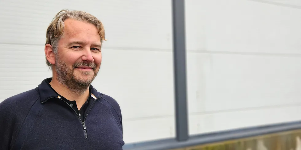 Alf-Gøran Knutsen er administrerende direktør i Kvarøy Fiskeoppdrett.