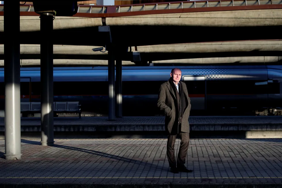 Gorm Frimannslund er administrerende direktør i Bane Nor SF, som springer ut fra regjeringens jernbanereform som trådte i kraft ved årsskiftet. Foto: Elin Høyland