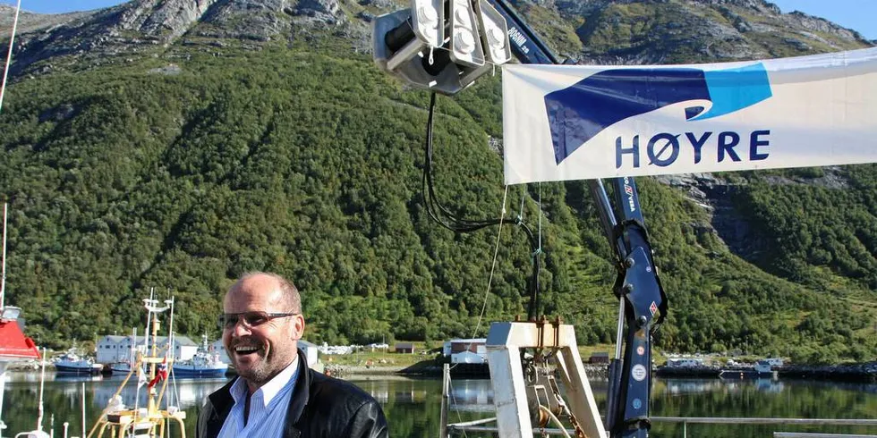 BEKYMRET Jonny Caspersen i Norges Råfisklag vil bruke mer penger på å markedsføre fisk i Norge. Han er bekymret for trenden med fallende fiskesalg.Foto: Terje Jensen