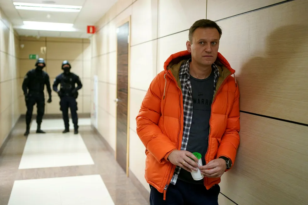 Stadig flere bekreftelser kommer nå på at den russiske opposisjonspolitikeren Aleksej Navalnyj ble forgiftet. Dette bildet ble tatt før han ble forgiftet.