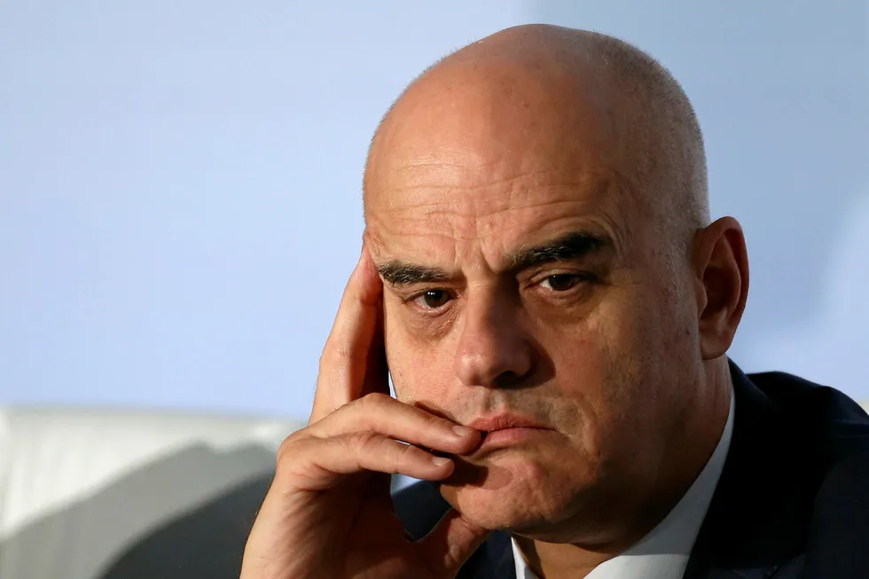 Weaker results: for Eni, led by chief executive Claudio Descalzi