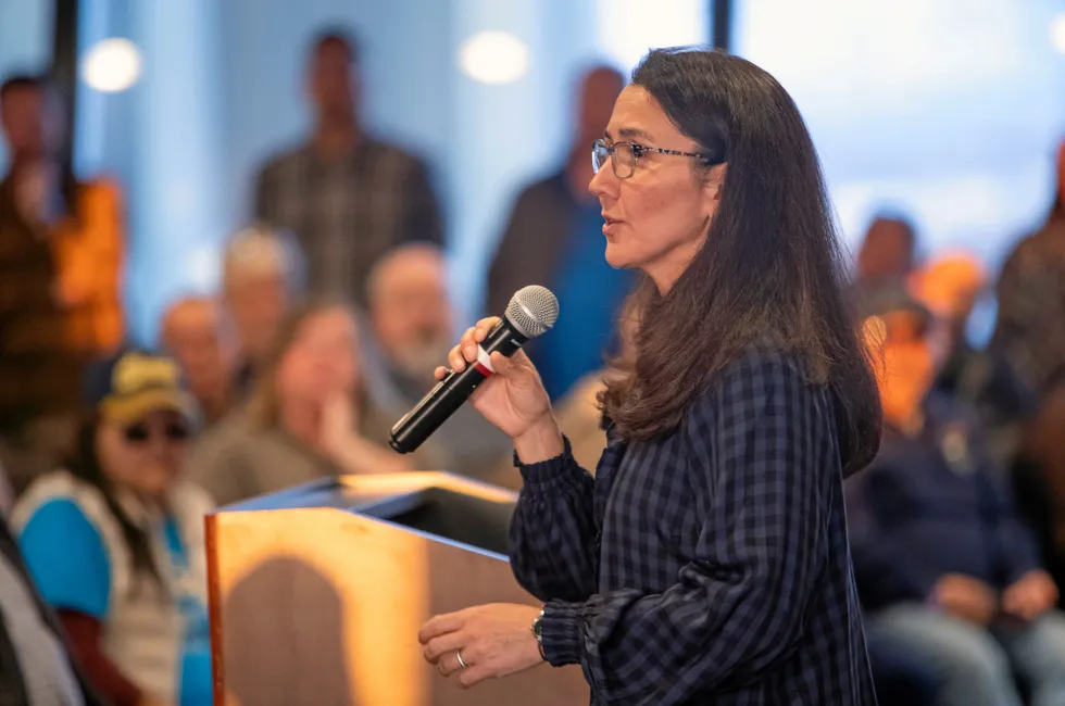 Alaska Native lawmaker Mary Peltola held a listening session over salmon bycatch this month. Peltola has been vocal about the Alaska pollock industry reducing salmon bycatch.