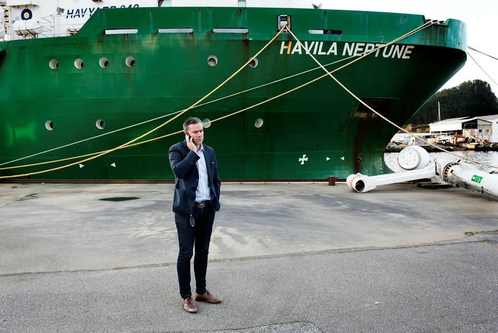 Administrerende direktør Njål Sævik i Havila Shipping asa vil trolig slå selskapet konkurs, hvis ikke obligasjonseierne godtar redningsplanen. Foto: Per Ståle Bugjerde