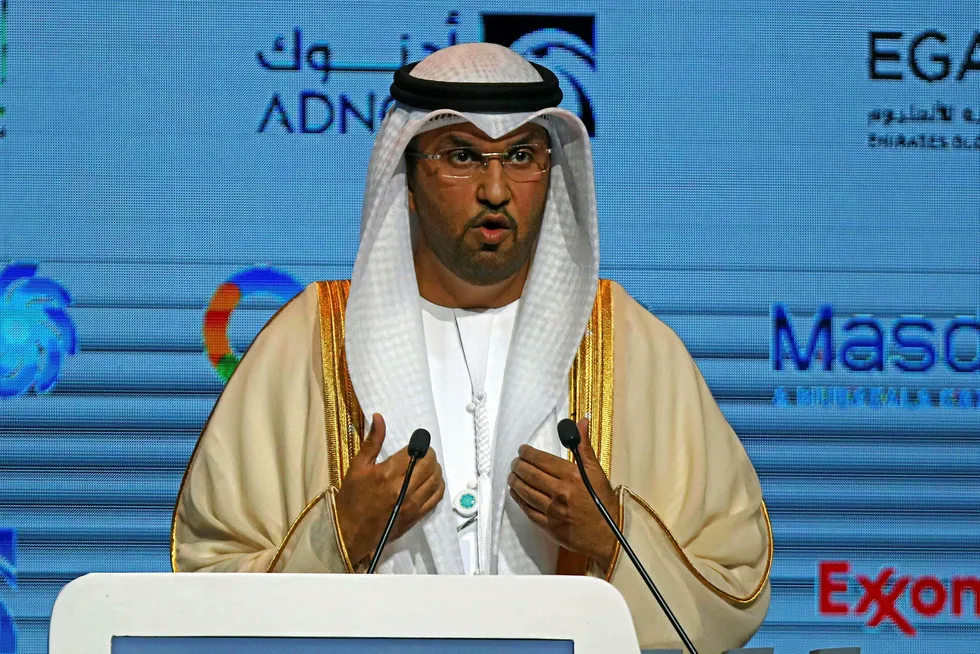Award: Adnoc chief executive Sultan Ahmed al-Jaber