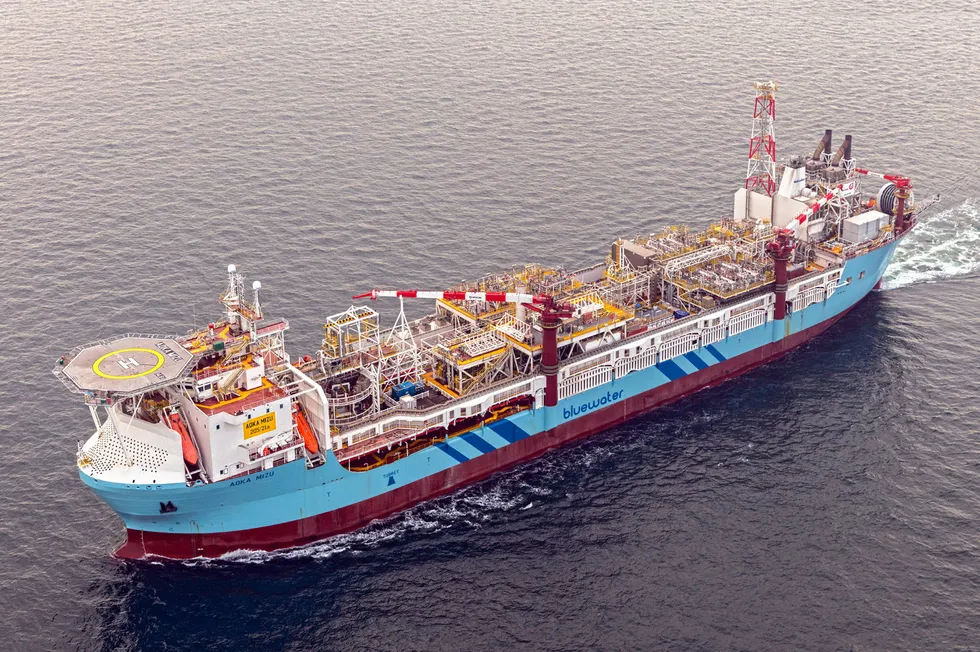 Potential new contract: the Aoka Mizu FPSO at the Lancaster field in the UK.