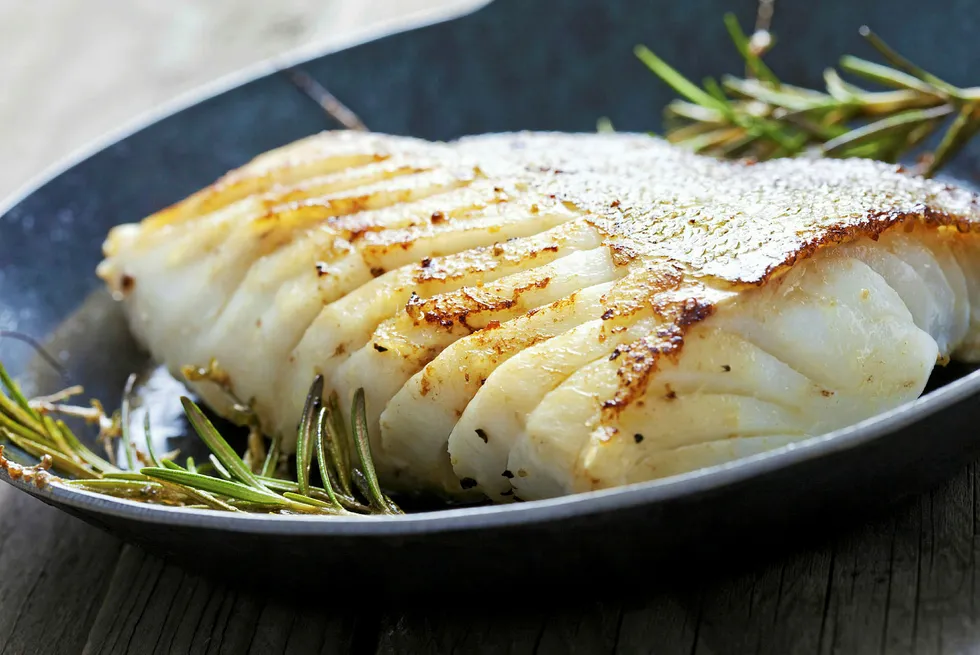 Fried fish fillet, Atlantic cod with rosemary in pan Credit: TunedIn by Westend61 / Shutterstock / NTB scanpix