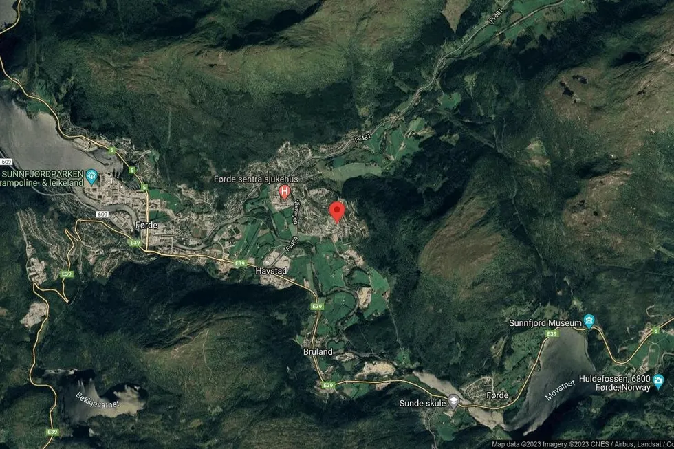 Området rundt Viebakkane 34, Sunnfjord, Vestland