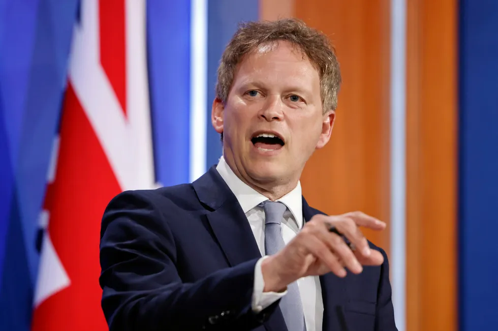 Grant Shapps, the UK's Secretary of State for Energy Security and Net Zero.