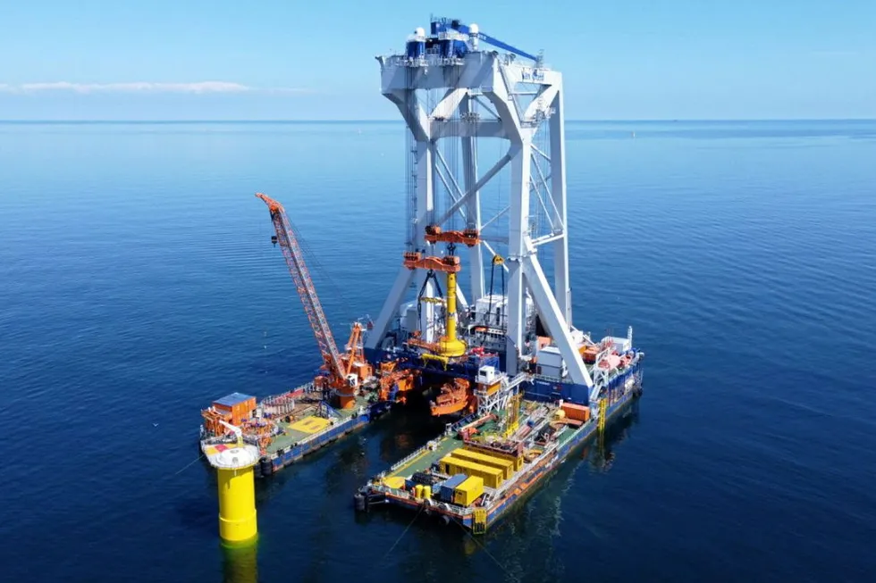 Booked: The co-developers of the Baltic Power offshore wind farm have moved to secure the services of Van Oord’s heavy-lift installation vessel Svanen.
