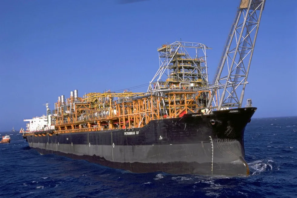 Brazil tie-up: between Petrobras and CNPC (pictured: the P-37 FPSO on the Marlim field)