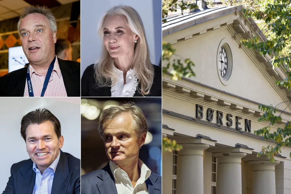 Kristian Falnes, Celina Midelfart, Arne Fredly og Øystein Stray Spetalen er alle blant de største investorene på Oslo Børs.