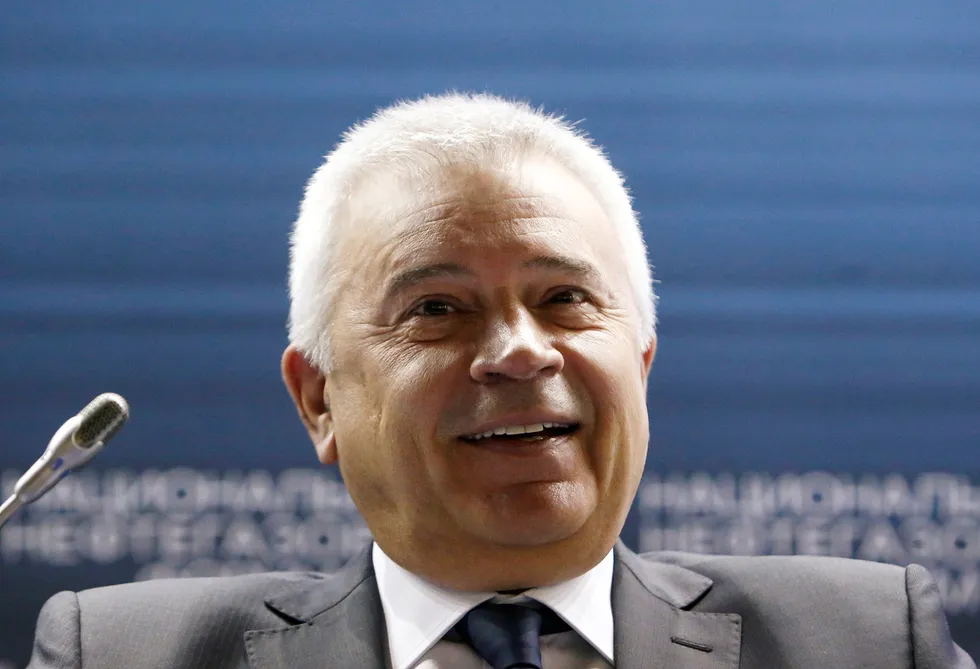 Commitments: Vagit Alekperov, chairman of Russian oil producer Lukoil