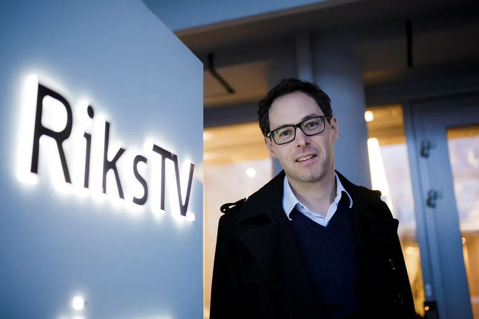 Administrerende direktør Jérôme Franck-Sætervoll i RiksTV må finne nye måter å få tv-signalene ut til folk på. Foto: Nicklas Knudsen