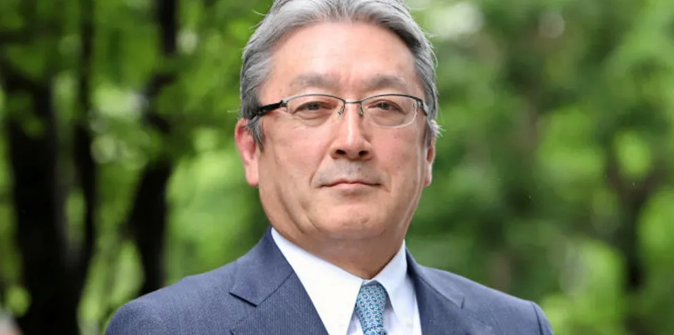 Masaru Ikemi, CEO and President of Japan's Maruha Nichiro, the world's largest seafood company, which recently sold Alaska seafood processor Peter Pan.