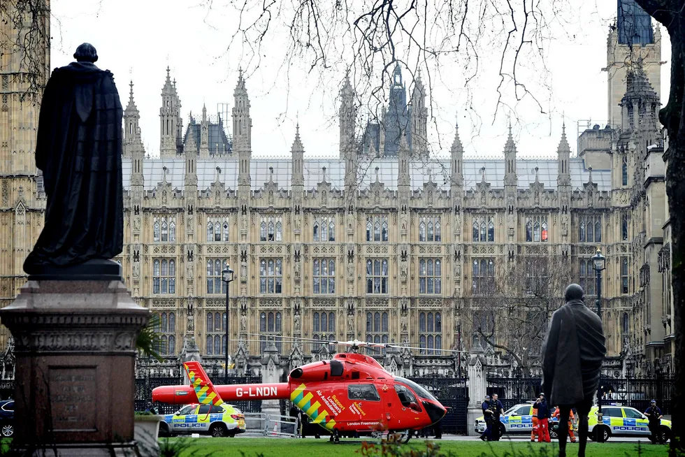 Mannen bak terroraksjonen i London drepte fire mennesker. Foto: Victoria Jones/AP/NTB Scanpix