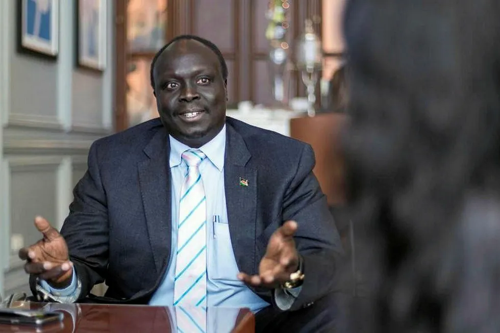 Licence offer: South Sudan Oil Minister Awow Daniel Chuang