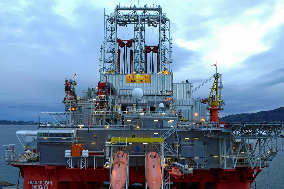 Transocean Barents: at work for Suncor off Newfoundland and Labrador