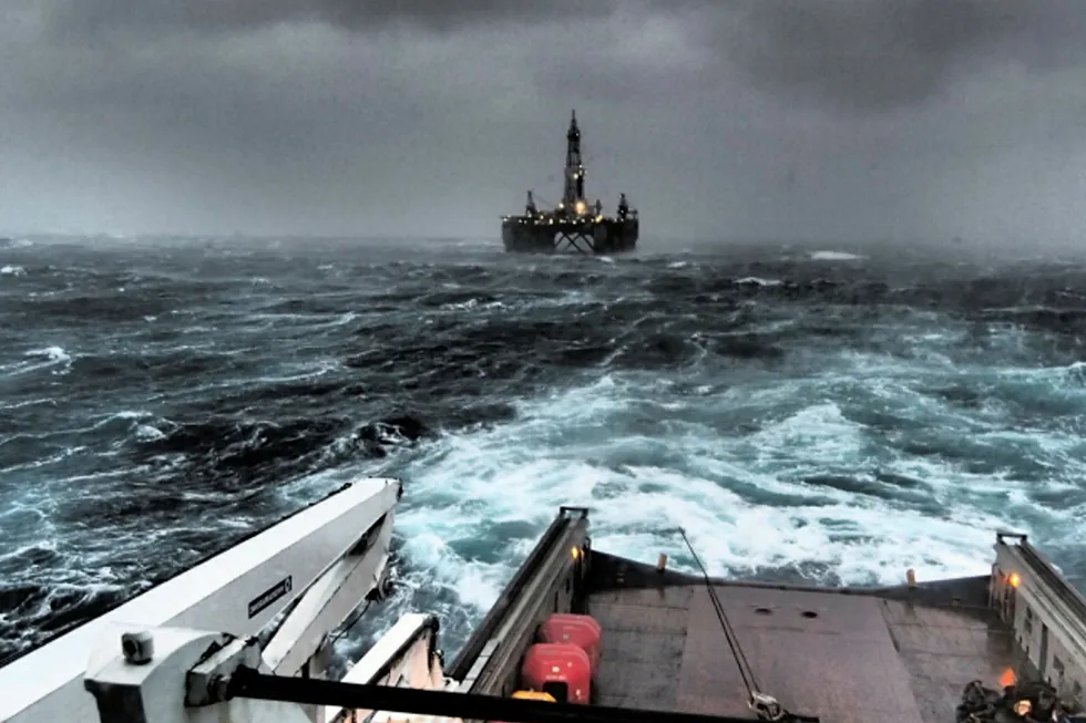Getting busier: in North Sea