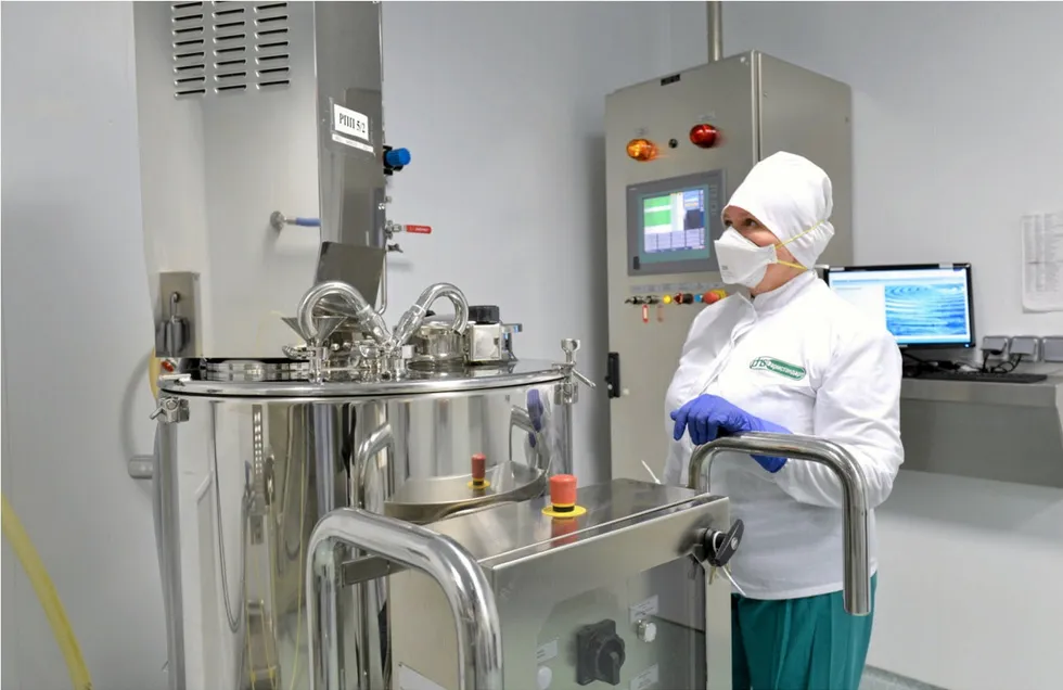 Diversification: Russian pharmaceuticals giant Farmstandart has production facilities in the city of Kursk