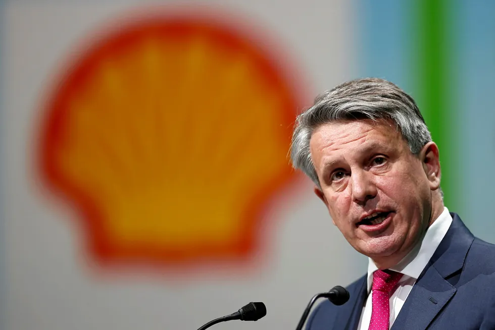 Sanction: Shell chief executive Ben van Beurden
