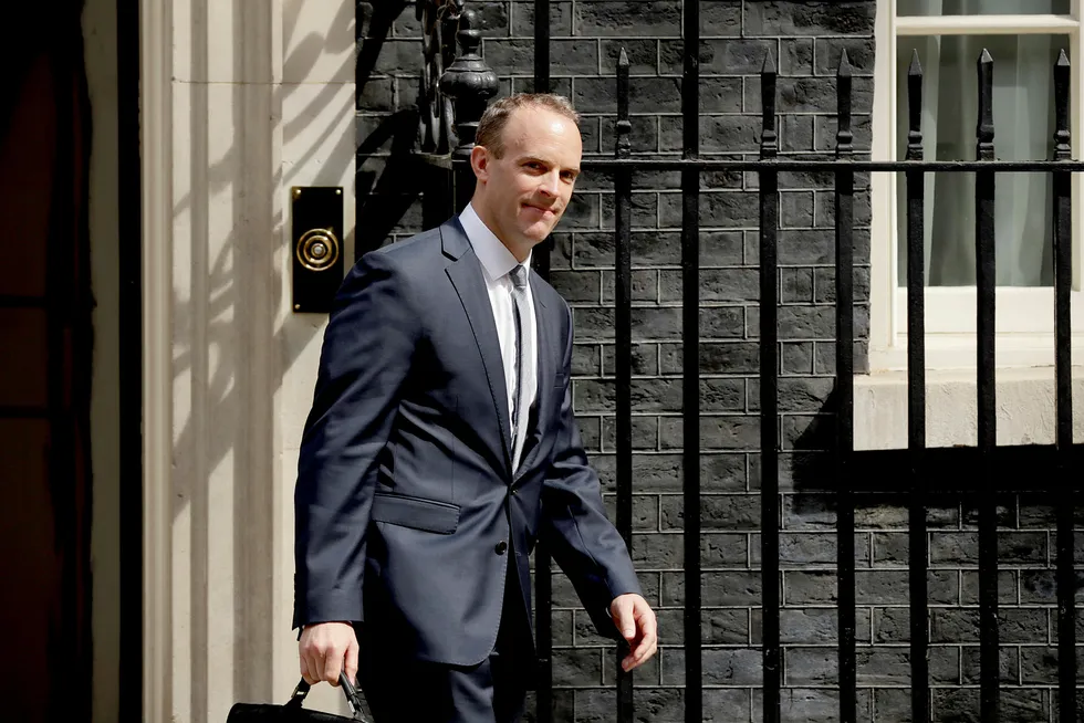 Dominic Raab blir ny Brexit-minister etter at David Davis trekker seg. Foto: Matt Dunham /AP / NTBscanpix.