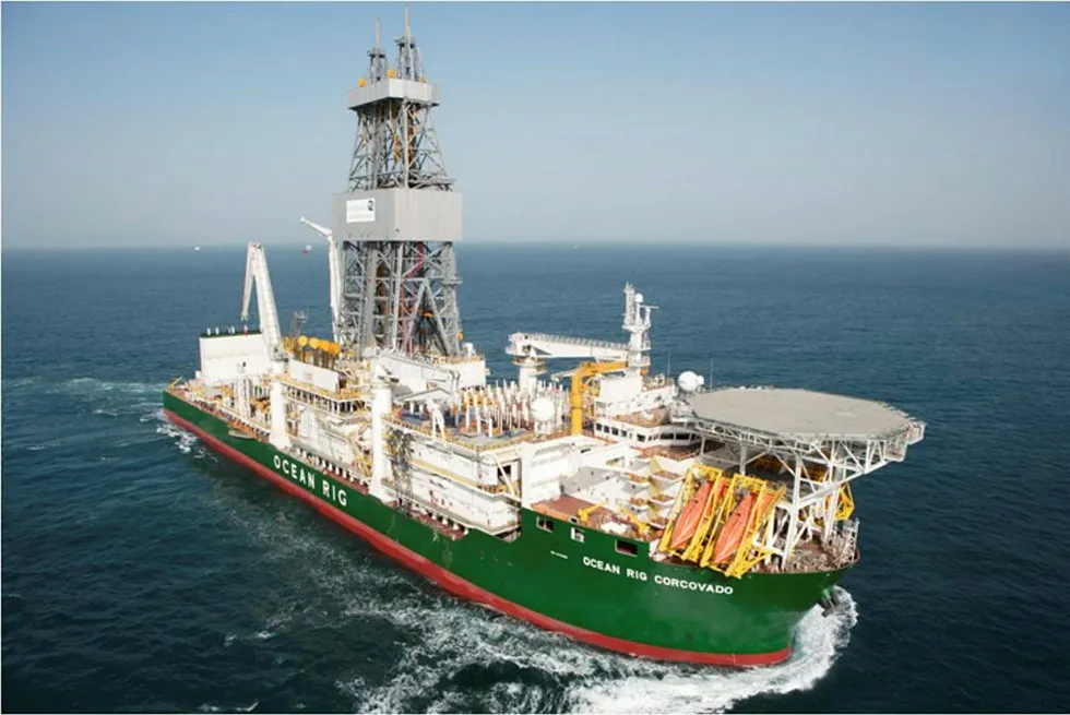 More time: the Transocean drillship Deepwater Corcovado (formerly Ocean Rig Corcovado) is working for Petrobras in the Mero/Libra pre-salt area