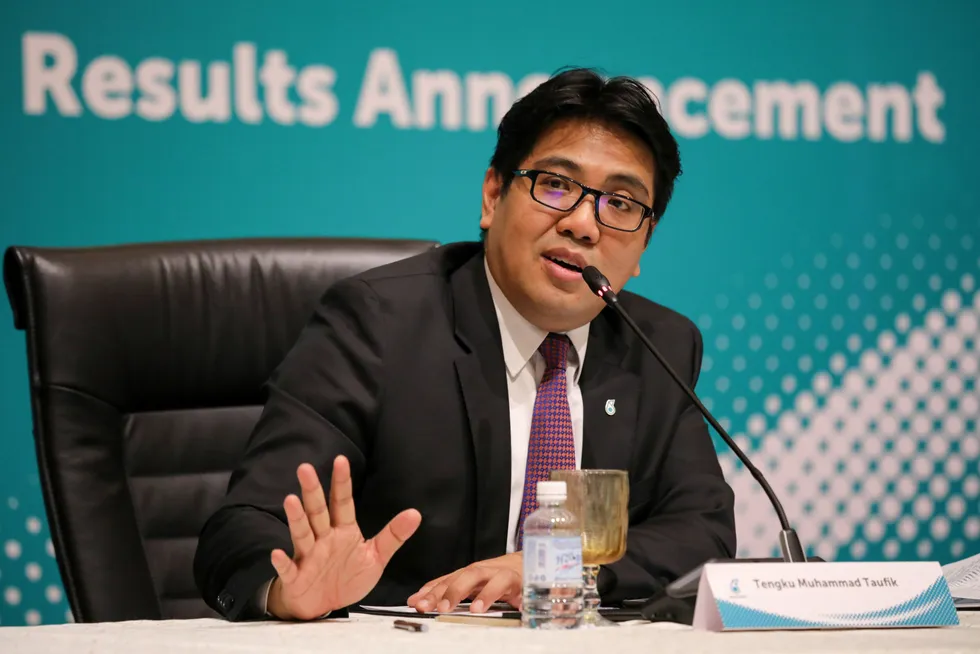 FPSO prospects: Petronas chief executive Tengku Muhammad Taufik.