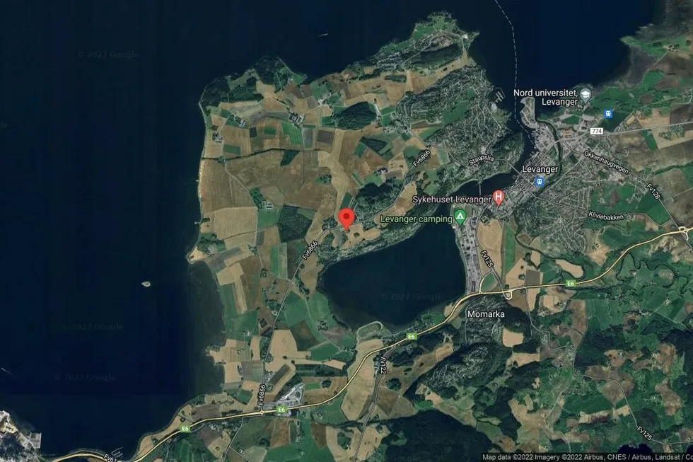 Området rundt Fredrikkefryd 7, Levanger, Trøndelag