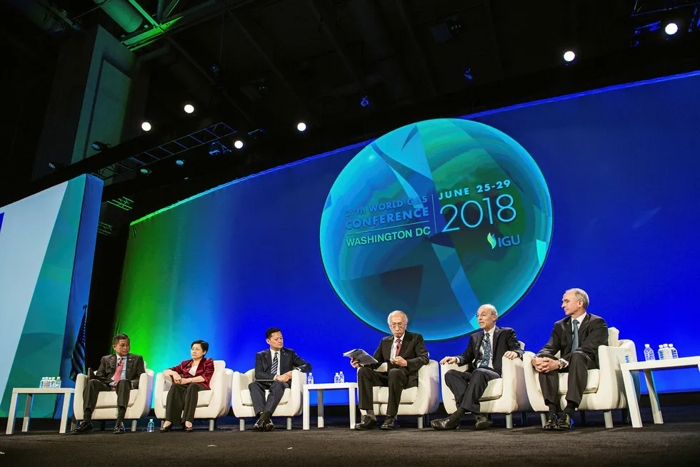 Centre stage: a session at WGC 2018 in Washington, DC last week