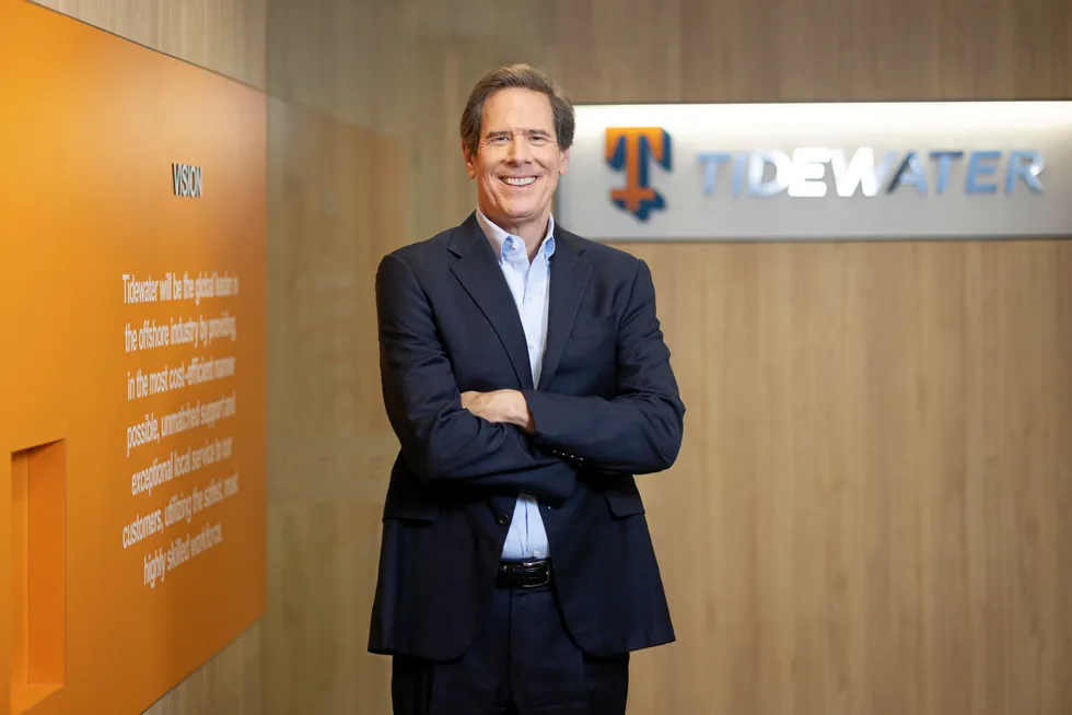 Growth plan: Tidewater chief executive Quintin V. Kneen.